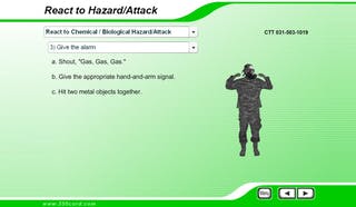 Chemical Biological Radiological Nuclear (CBRN) Training