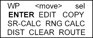 Figure K--10. Enter a way point.