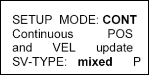 Figure K-3. Operating mode and SV-type.