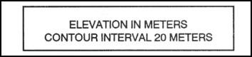 Figure 10-2. Contour interval note.