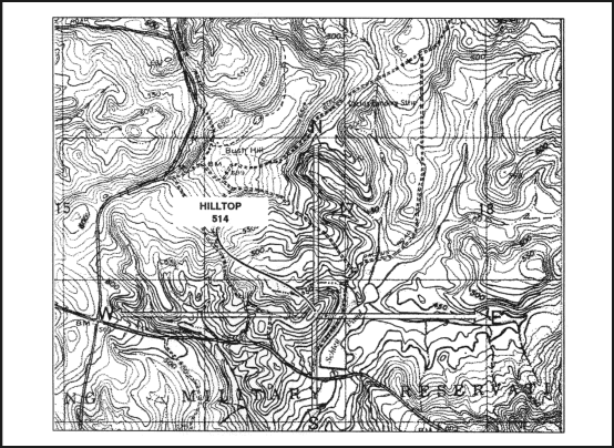 Figure 11-7. Example of terrain association.