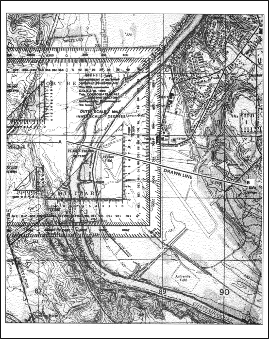 Figure 6-4. Measuring an azimuth.